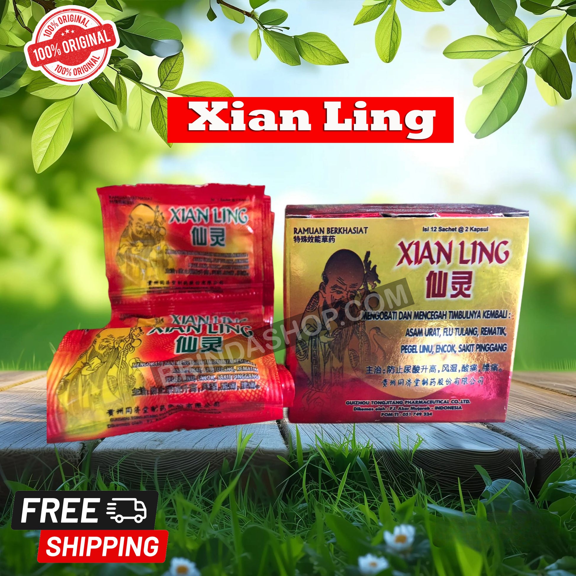 Xian Ling Capsule Original for Sciatica, Gout, Rheumatism